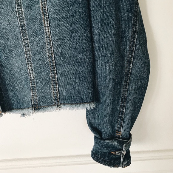 Frayed denim jacket - Picture 3 of 3